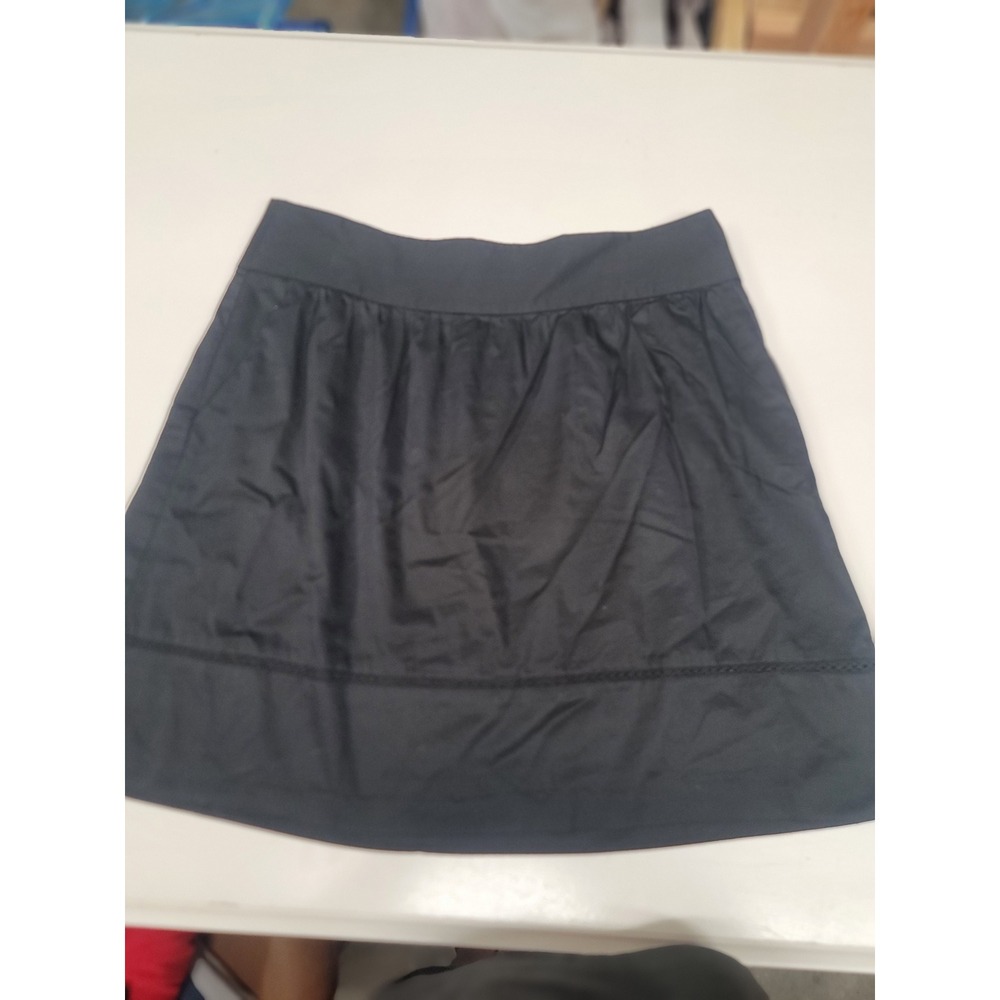 LOFT Black Mini Skirt Women's Size 8 A-Line Above Knee Casual Y2K